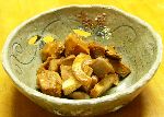 里芋とこんにゃくの味噌煮